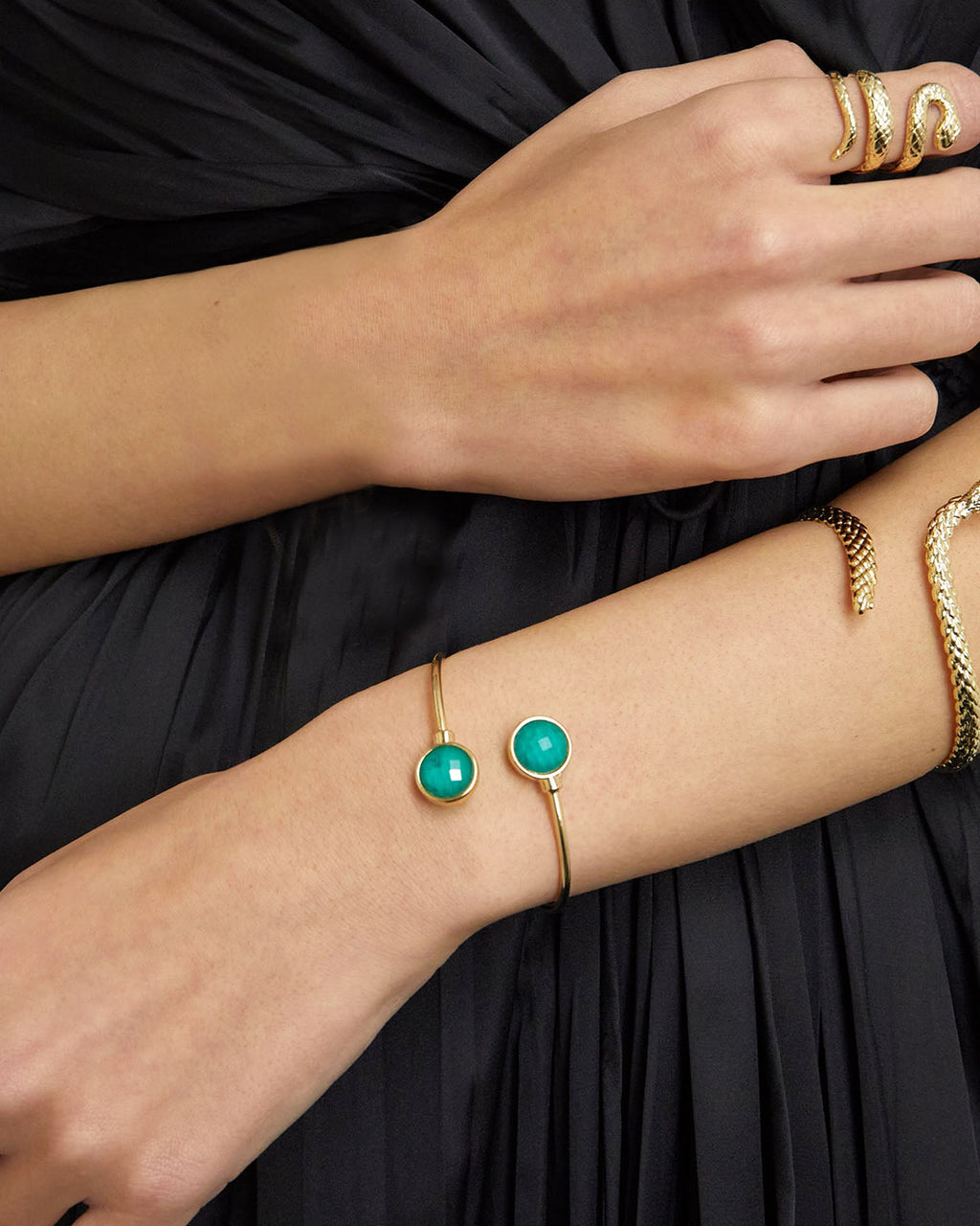 Brazalete Emerald Twin