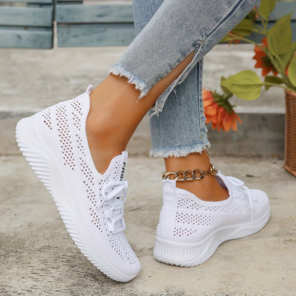 Zapatillas mujer transpirables con suela amortiguadora ligera