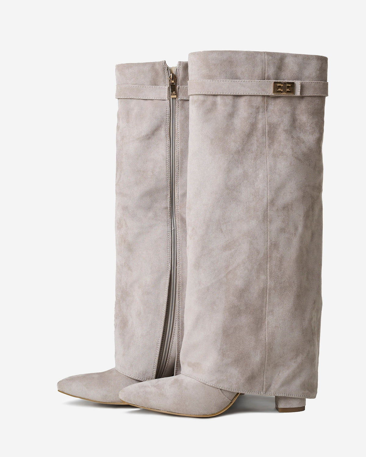 Botas de ante Lavista altura rodilla - Taupe
