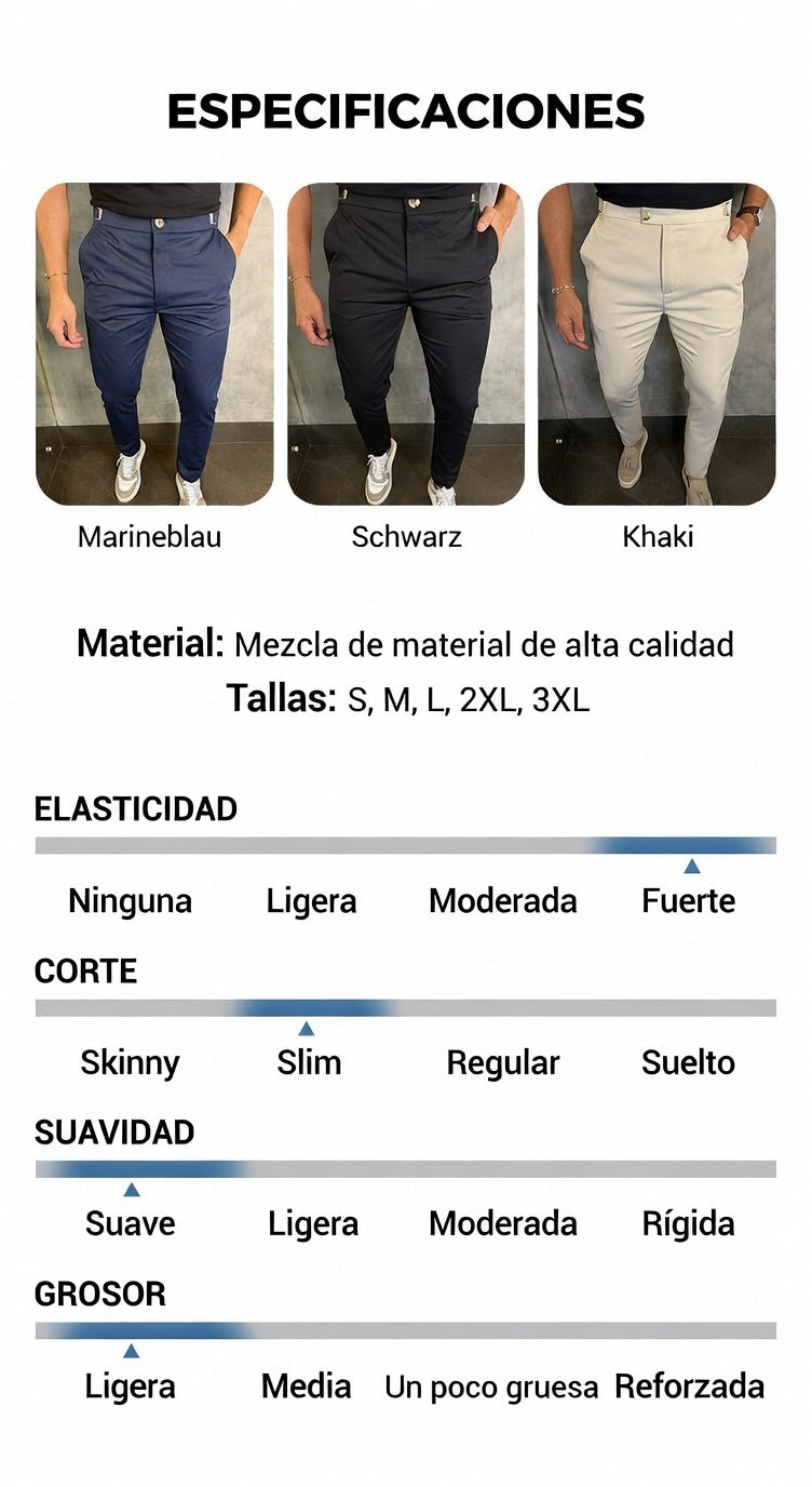 Jorge - Pantalones formales slim