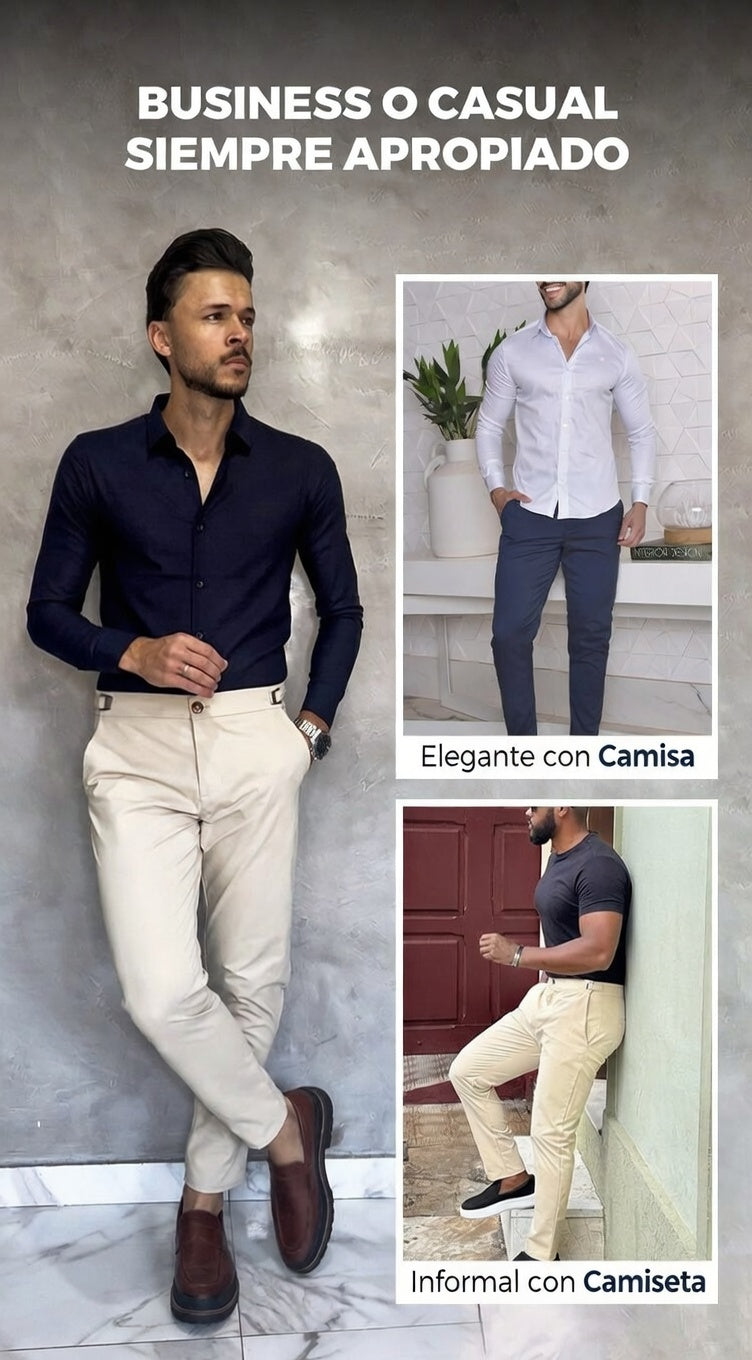 Jorge - Pantalones formales slim