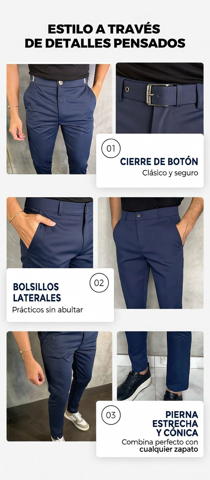 Jorge - Pantalones formales slim