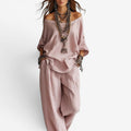 Conjunto bohemio para mujer con estilo fluido y elegante