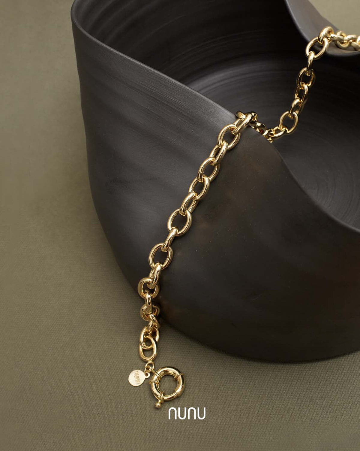 (WH) Collar Oval Links