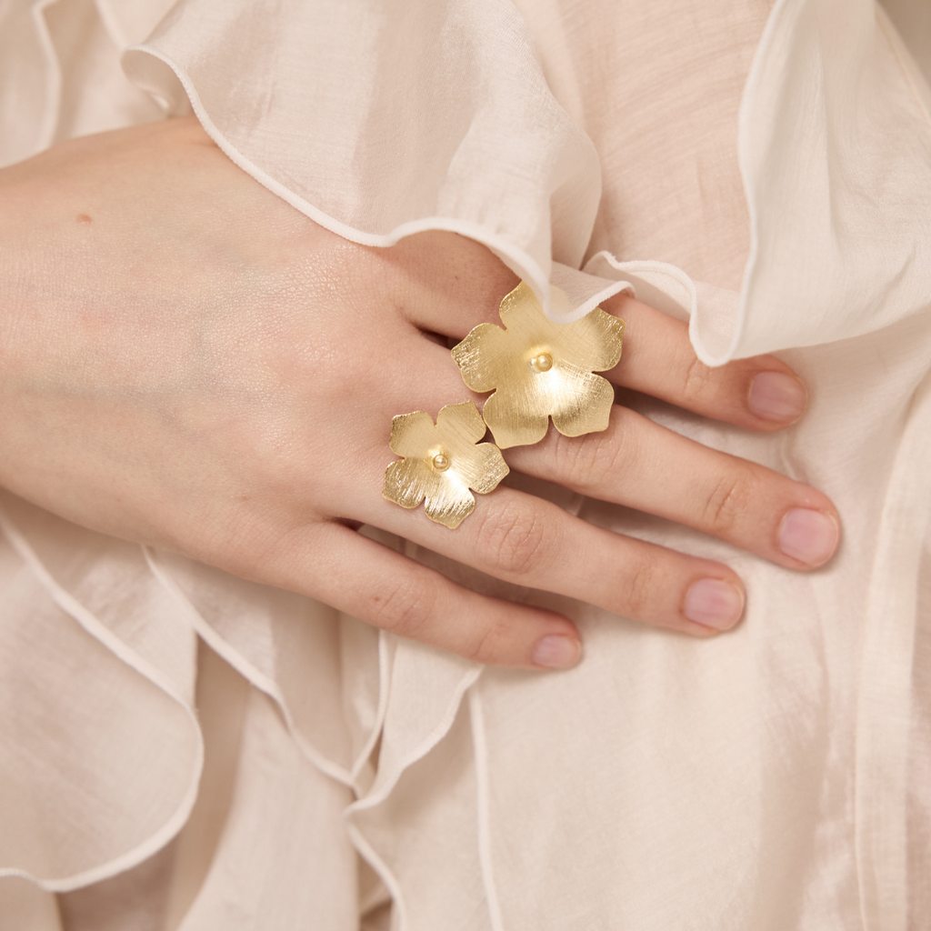 (WH) Anillo Twin Vincas