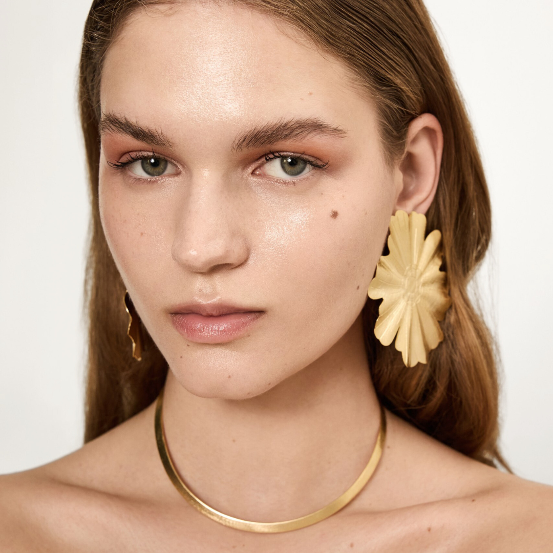 (WH) Pendientes Maxi Sunflower