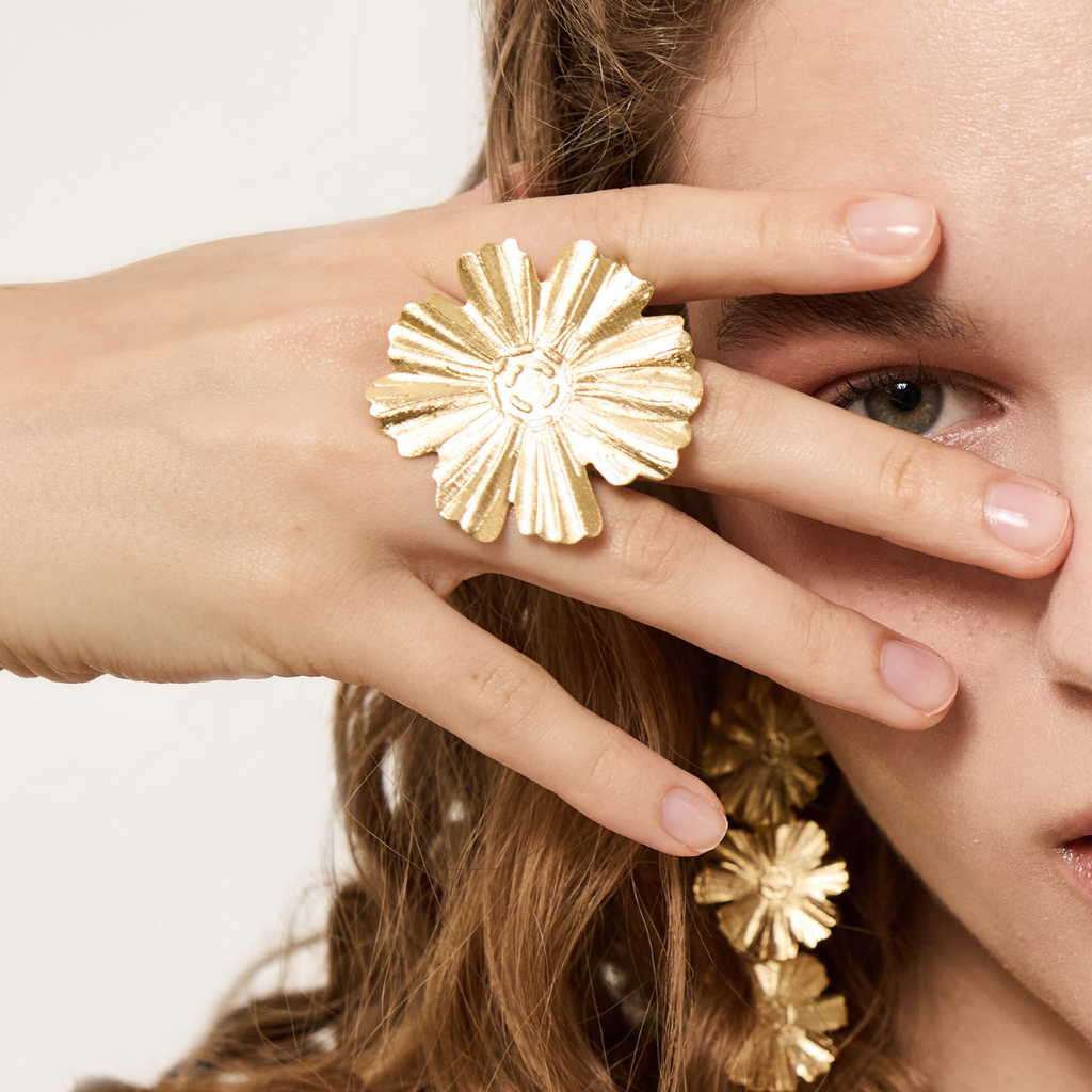 (WH) Anillo Sunflower