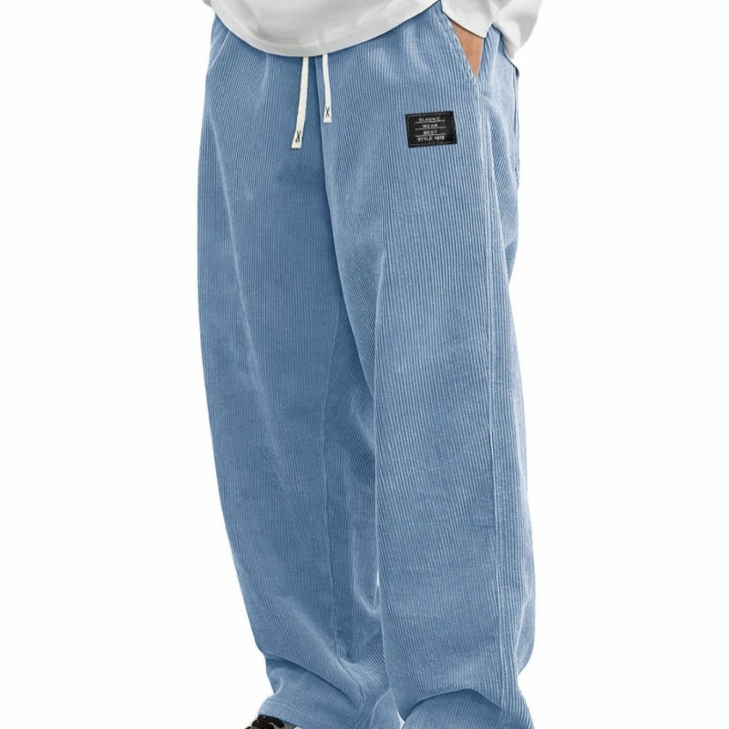David- Pantalones de hombre con corte holgado