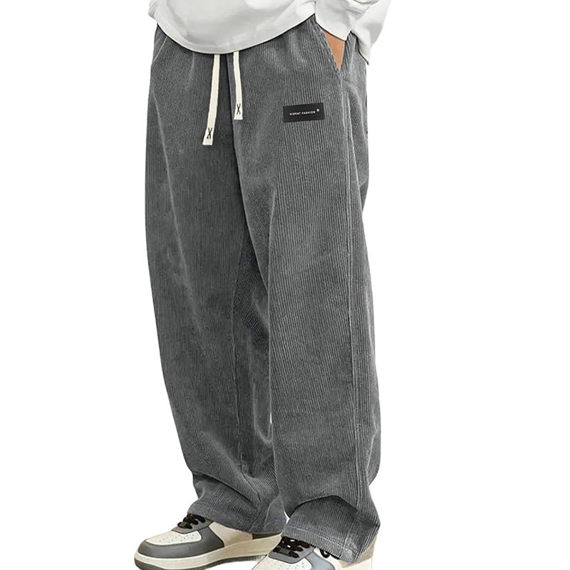 David- Pantalones de hombre con corte holgado