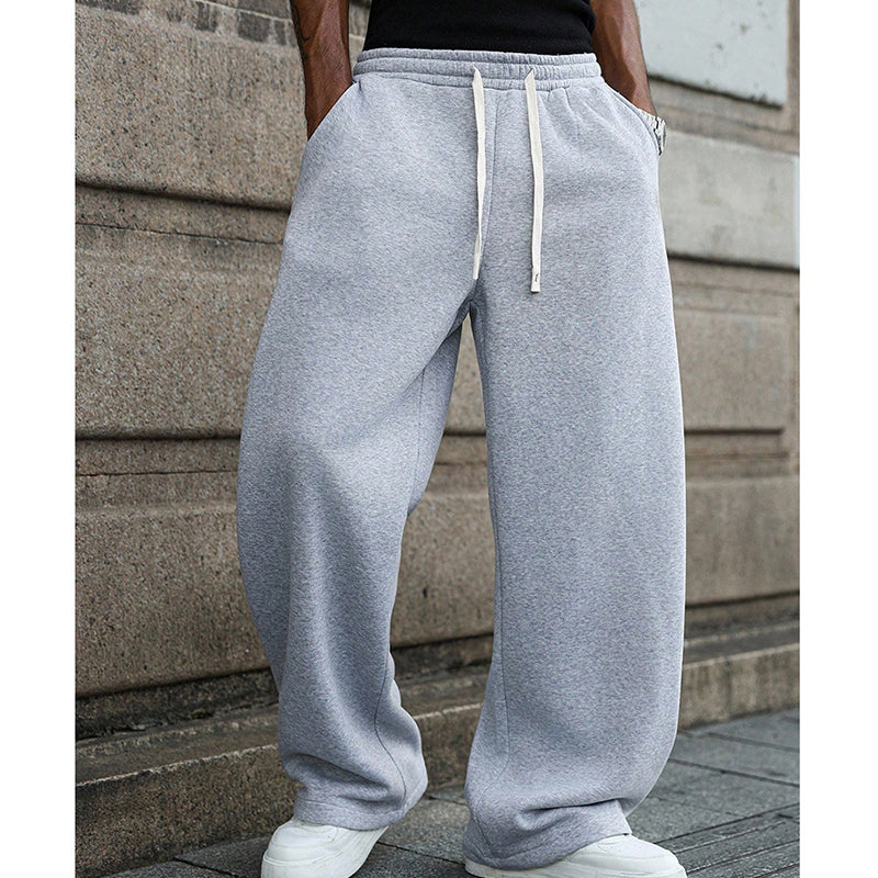 Elvis- Pantalones Holgados con Cordón y Bolsillos
