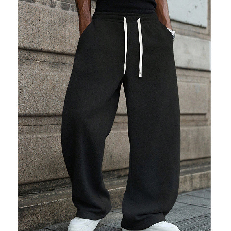 Elvis- Pantalones Holgados con Cordón y Bolsillos