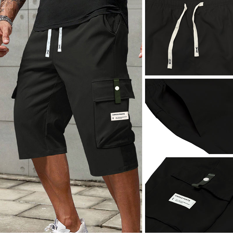Jose - Pantalones cortos con cordón y bolsillos