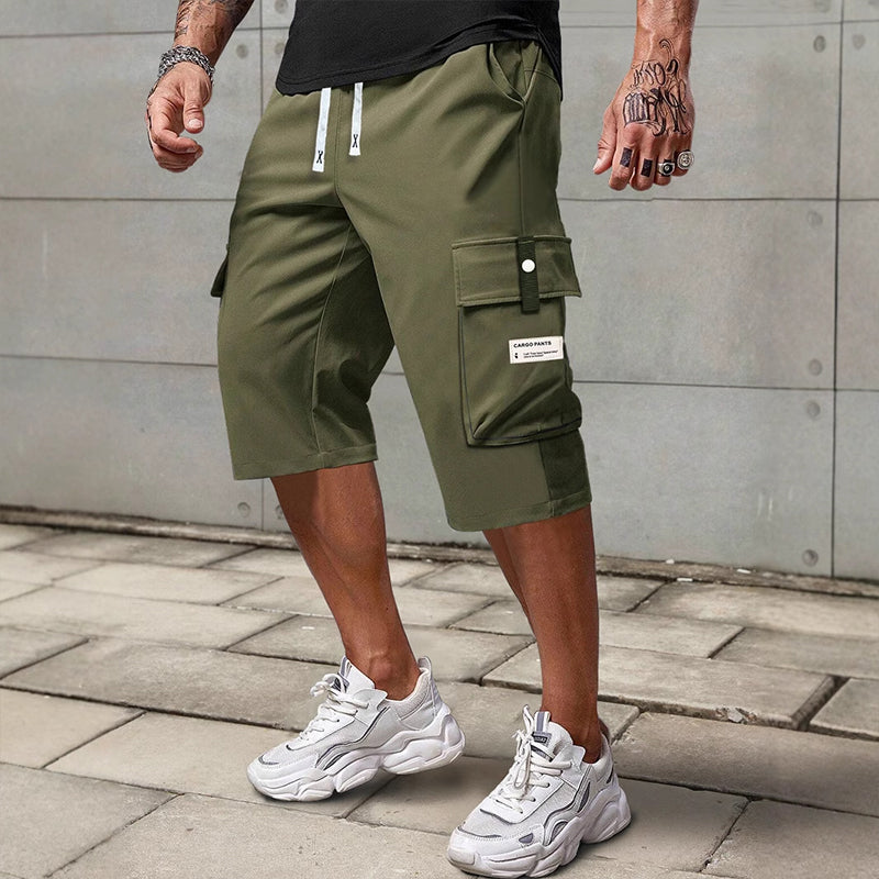 Jose - Pantalones cortos con cordón y bolsillos