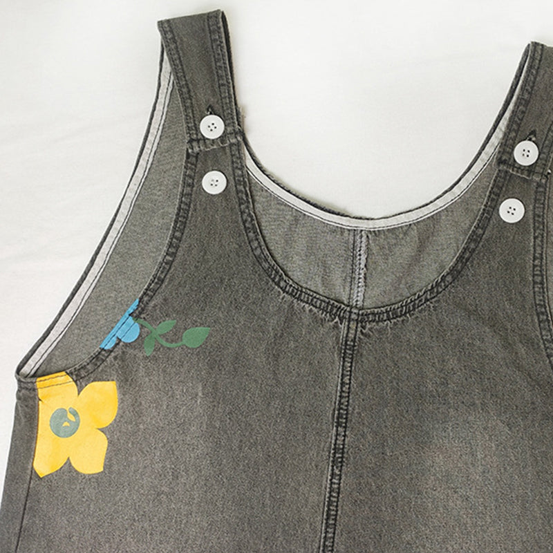 Mono mujer amplio con estampado floral bohemio