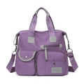 Gran bolso tote impermeable de nylon para mujer, perfecto para la escuela y el trabajo