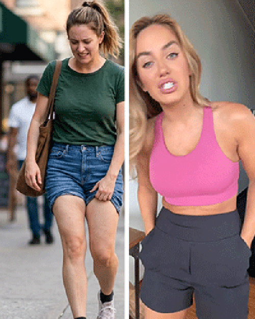 Pantalones cortos para mujer de talle alto con bolsillos funcionales