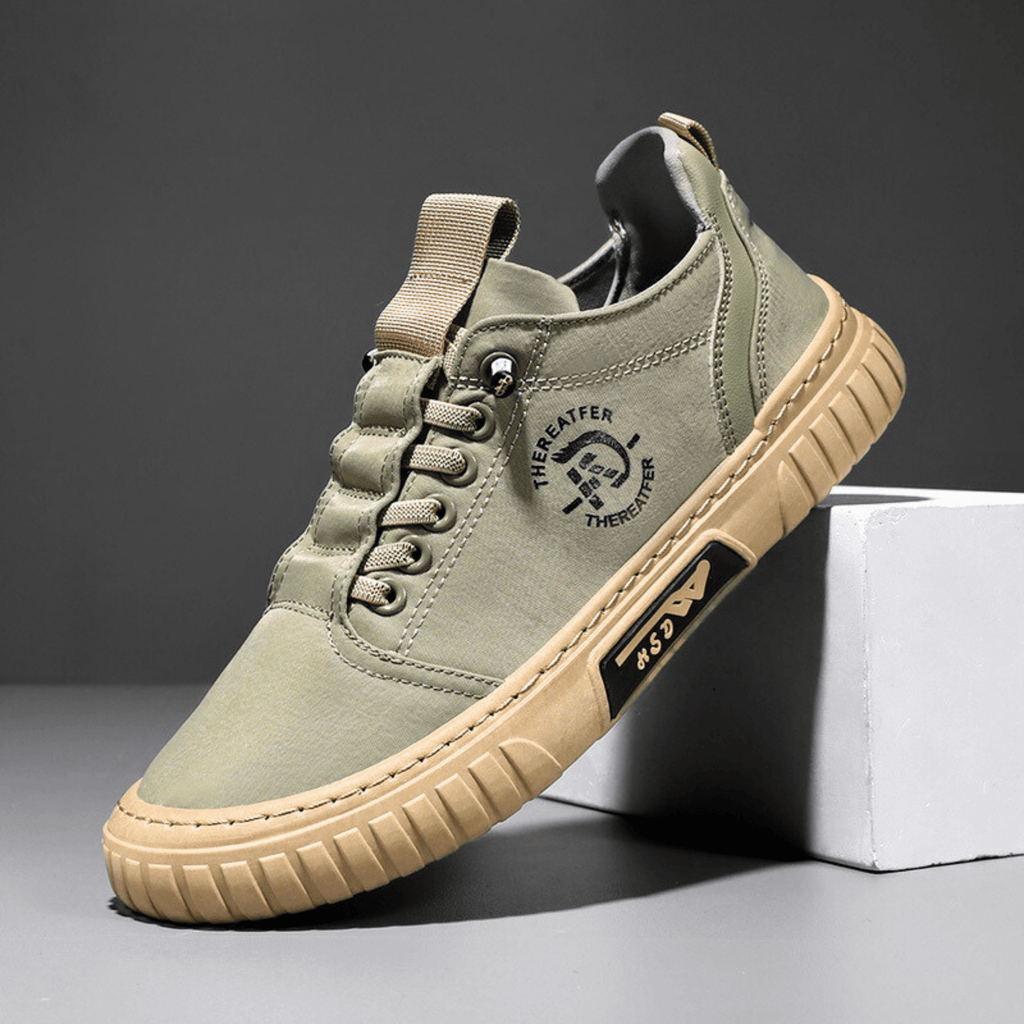 Zapatillas de hombre casuales ligeras con suela gruesa