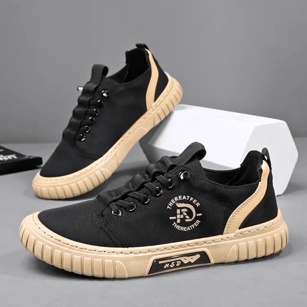 Zapatillas de hombre casuales ligeras con suela gruesa