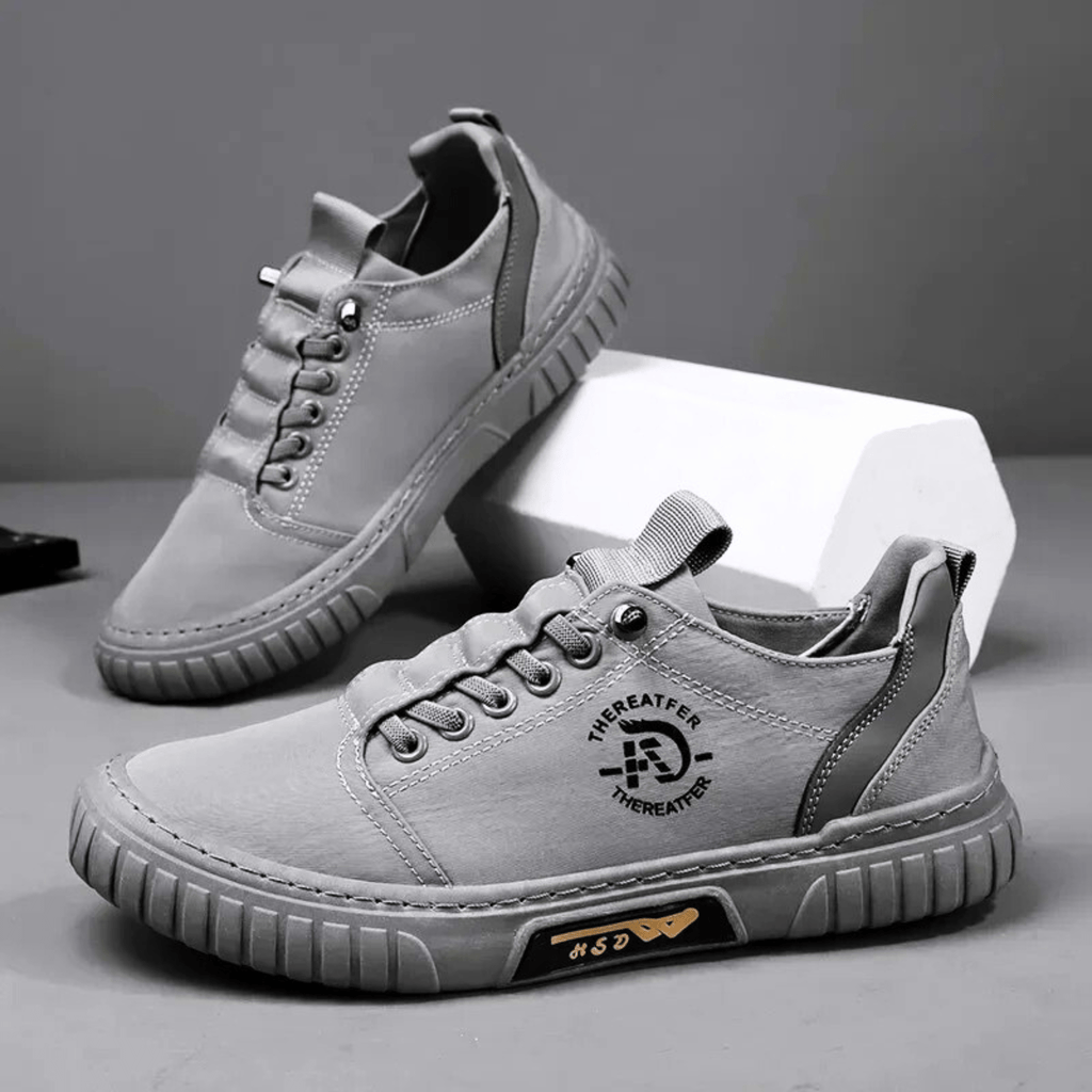 Zapatillas de hombre casuales ligeras con suela gruesa